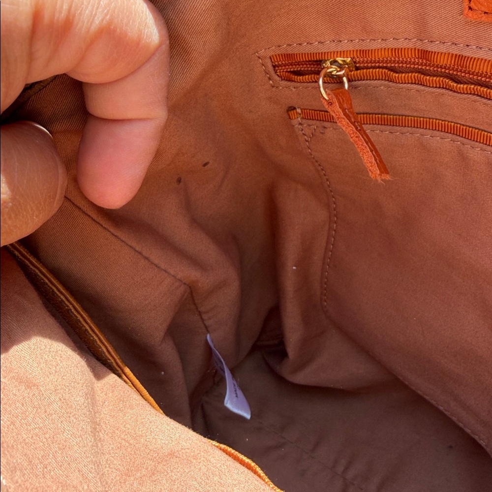 Hobo Shiela Satchel Natural Leather Top Handle Pockets.❤️ - Picture 12 of 16